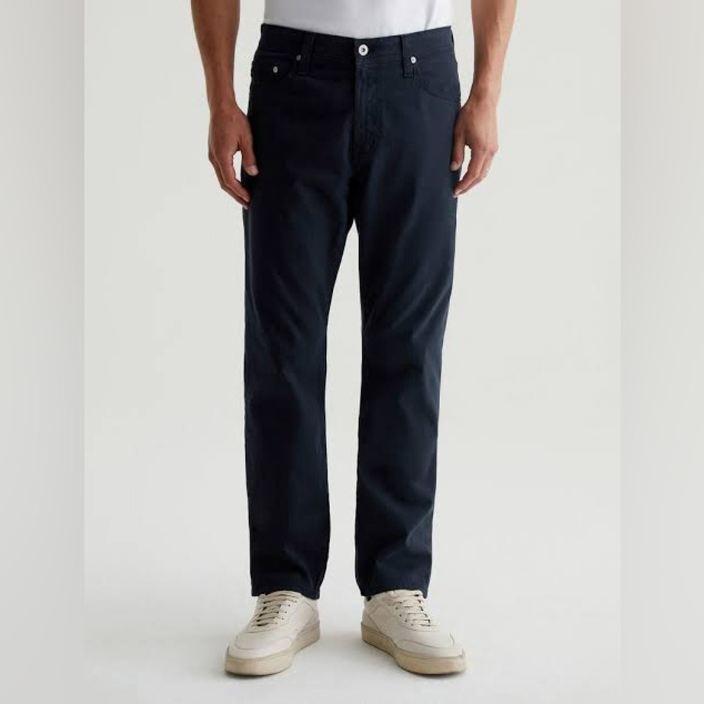 NWOT AG Adriano Goldschmied Graduate SUD Sateen Tailored Leg New Navy